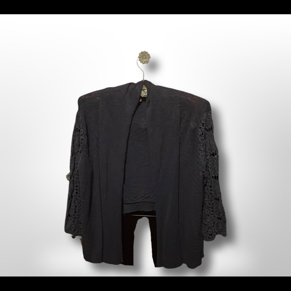 Anthropologie crochet shrug